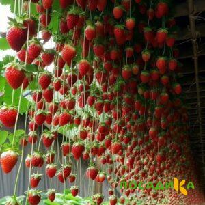 Клубника ампельная Анастасия купить по цене от 370р. в интернет-магазине «Посадика» с доставкой почтой в в Электрогорске и по всей России – [изображение №1].